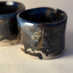 Midnight Blue Handmade Stoneware Cup