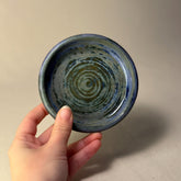 Handmade Ceramic Bowl 11 cm | Ocean Green Stoneware Dish | Tapas Snack Dip Bowl