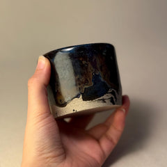 Midnight Blue Handmade Stoneware Cup