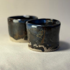 Midnight Blue Handmade Stoneware Cup