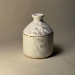 Handmade Ceramic Jar with Lid: Jewellery Box - Kitchen Storage -Ceramic Coffee Mug