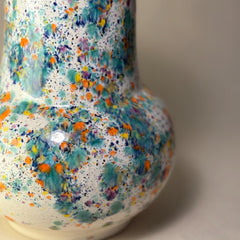 Handmade Colorful Ceramic Vase – Decorative Handmade Table Centerpiece