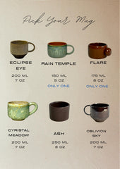 Espresso Cup Set – Rustic Stoneware Mini Mugs, Wheel Thrown Ceramic Coffee Shot Duo