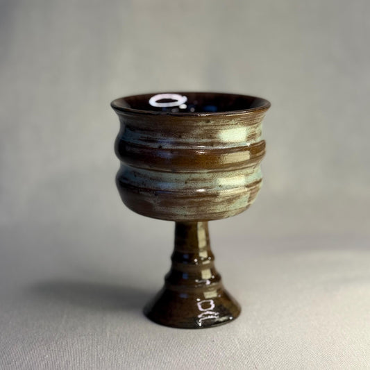 Handmade Ceramic Goblet – Wheel Thrown Wine Cup