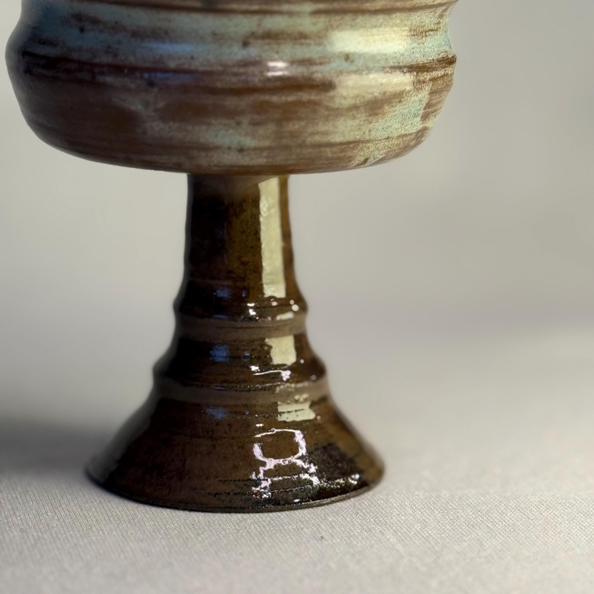 Handmade Ceramic Goblet – Wheel Thrown Wine Cup
