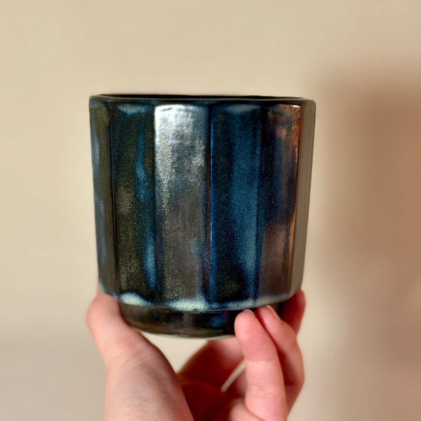 Handmade Stoneware Coffee Mug Set | Espresso & 10 oz ( 300ml) Cup Pair