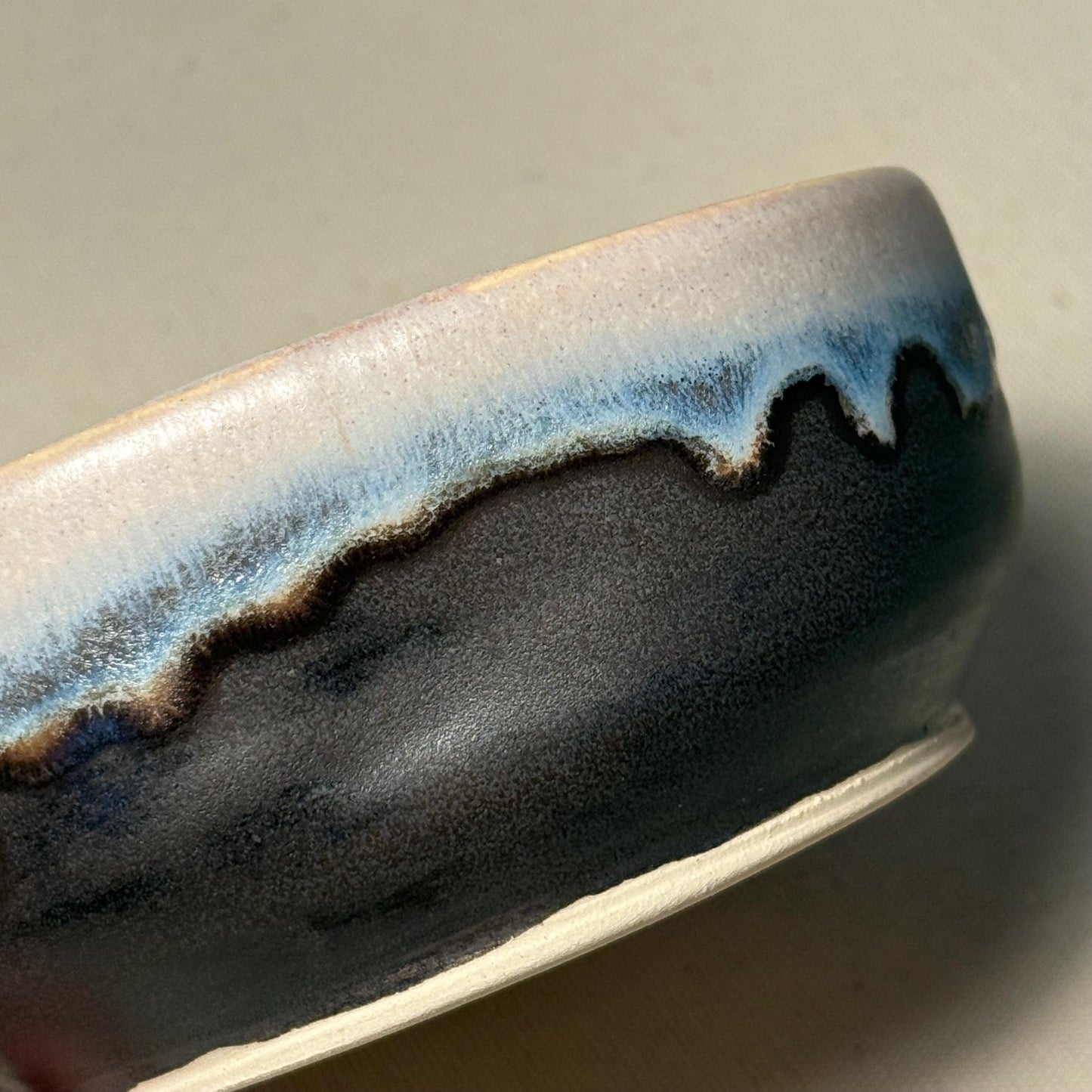 Handmade Stoneware Matcha Bowl, Wheel Thrown Ceramic Chawan