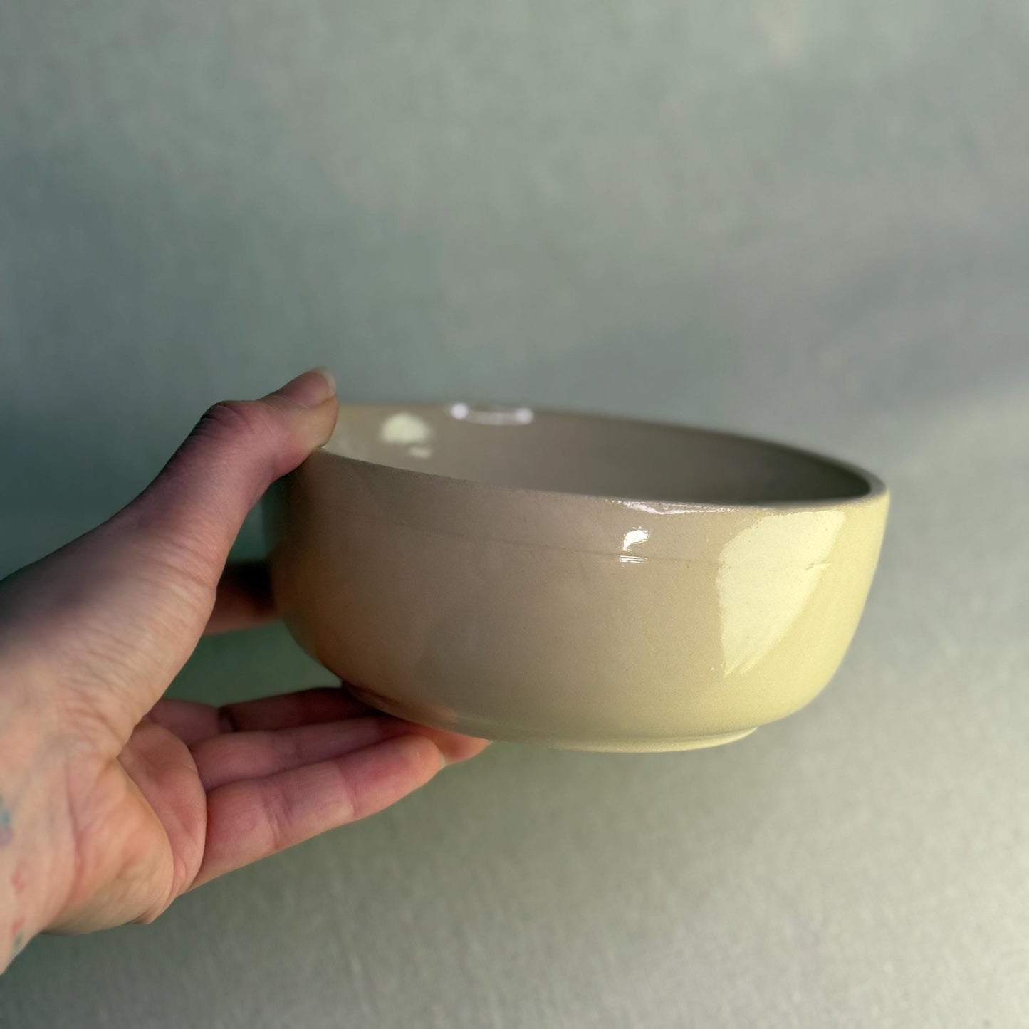 Handmade Stoneware Motto Bowl – Girl Boss Ceramic Bowl