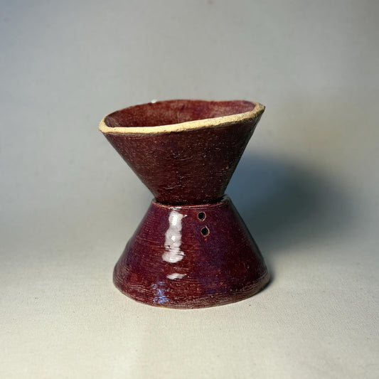 Handmade Stoneware Vase, Coffee Dripper, Sculptural Ceramic