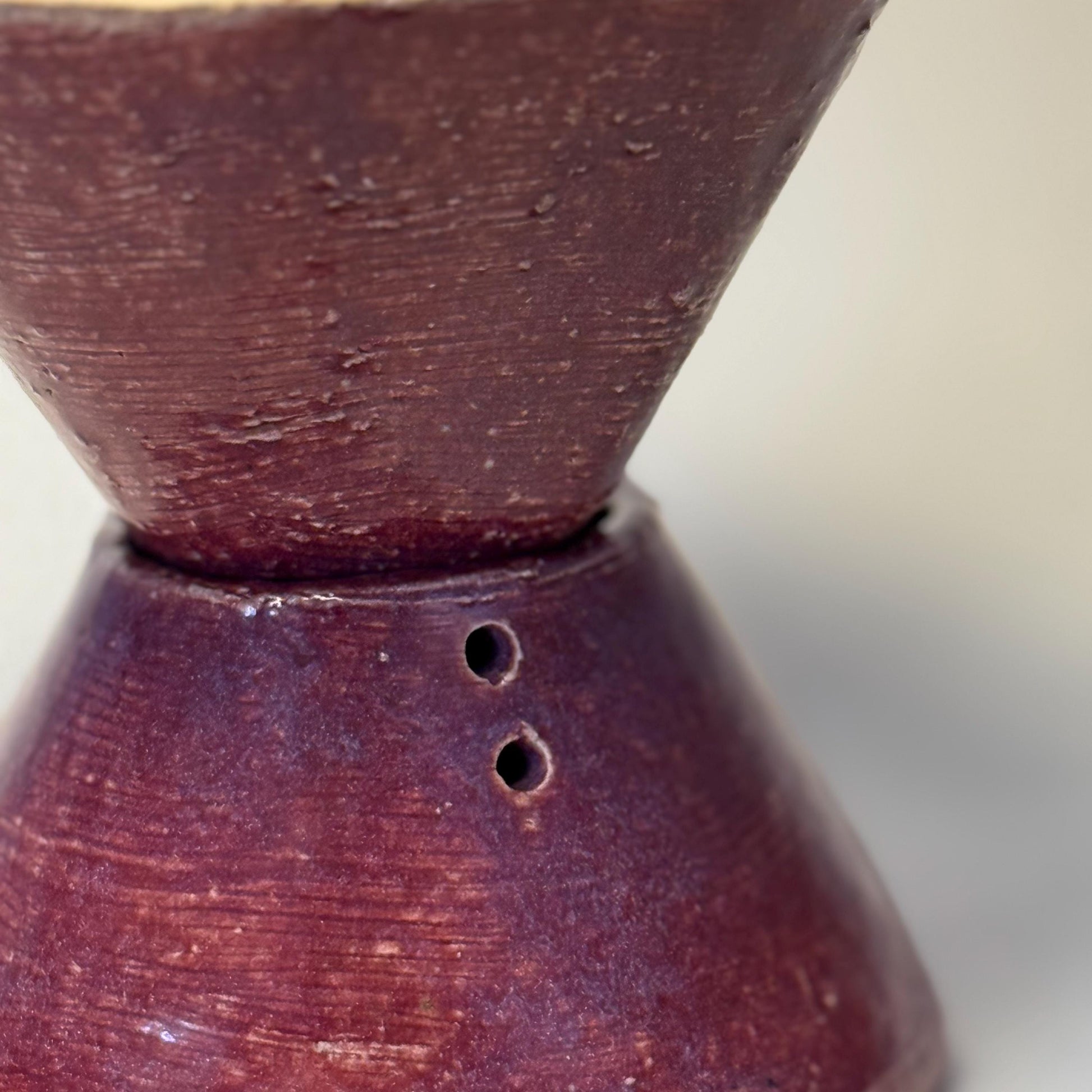 Handmade Stoneware Vase, Coffee Dripper, Sculptural Ceramic